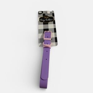 Purple Dog Collar with Pink Buckle